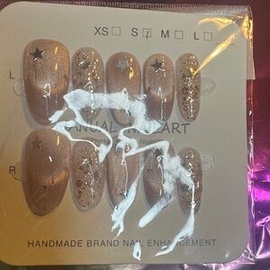 Glitter Star Nail Art Set